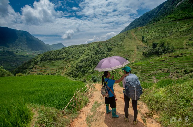 An Umbrella is much used not only for the rain but also for the sun