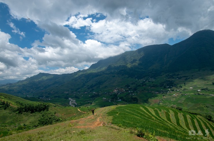 A view to the beautiful valley